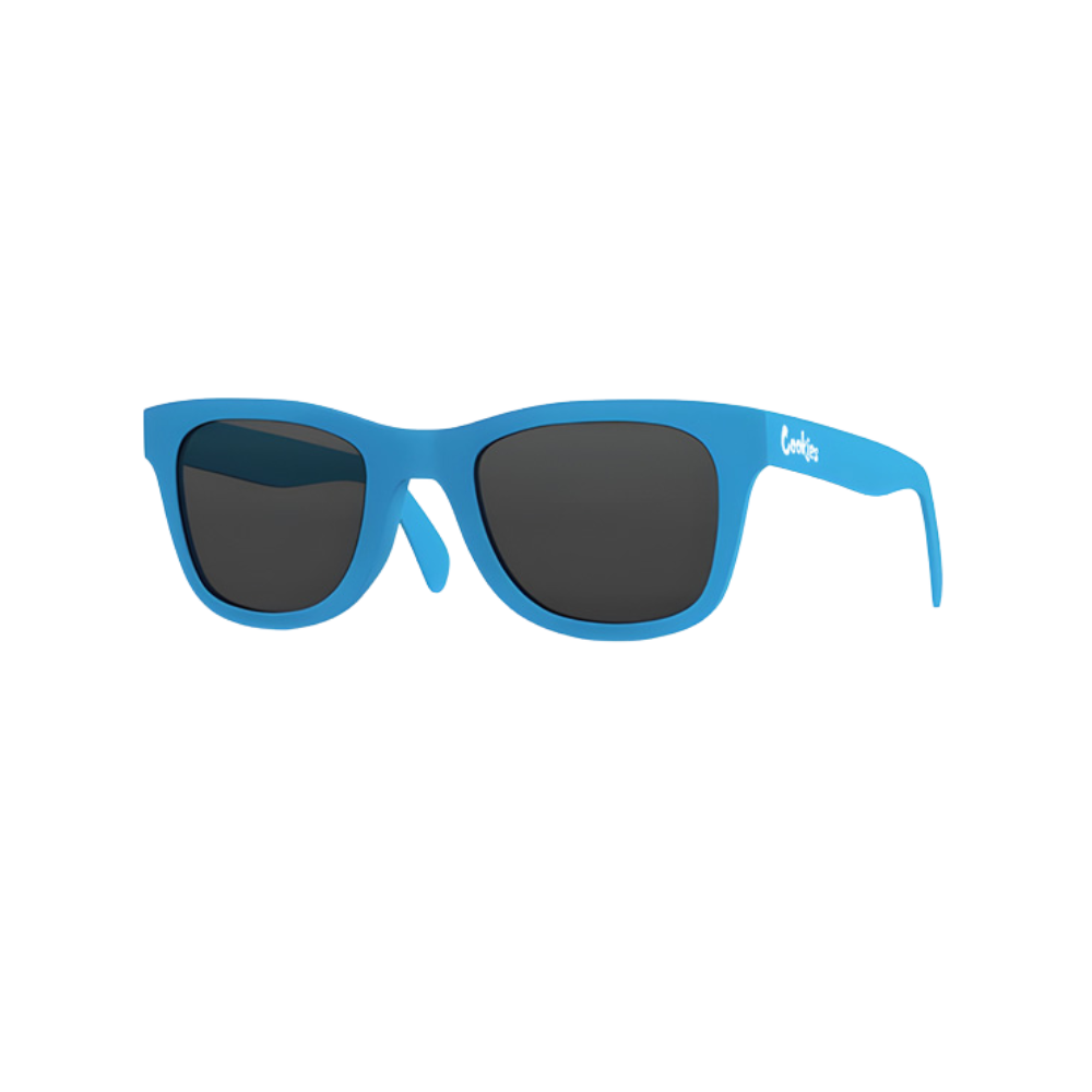 Lunettes de soleil Cookies Goodies avec monture noire et verres teintés, style tendance et protection solaire.