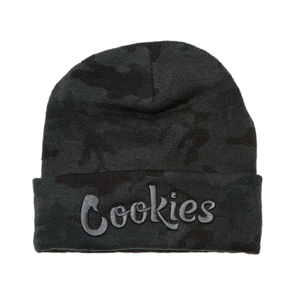 Bonnet brodé Cookies Goodies noir avec logo Cookies brodé, accessoire de mode original et tendance.