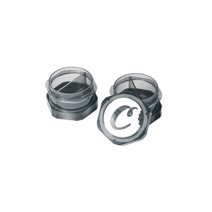 Grand bocal empilable Cookies V2 pour biscuits, contenants en verre transparent avec couvercle en silicone, idéal pour stocker des gourmandises.
